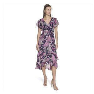 Women's Harper Rose Flutter Sleeve Midi Dress | 5601